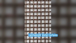 วิดีโอแสดงรายละเอียดของตาข่ายทอโลหะ