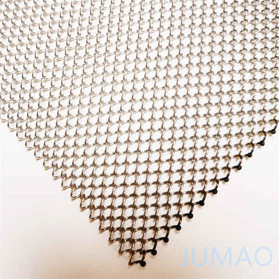 ODM สายโค้ล สร้างสถาปัตยกรรม Mesh ผ้าม่านแผ่นโลหะสําหรับโรงแรมพื้นที่แบ่ง
