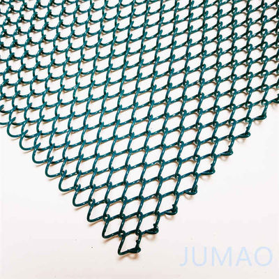 40 ฟุต สายยืดหยุ่น โลหะ Mesh ผ้าม่าน หน้าต่างหญ้าสีเขียว