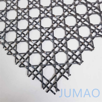 สถาปัตยกรรม ผนังเหล็กประดับ perforated Mesh Panel สายจอ Custom