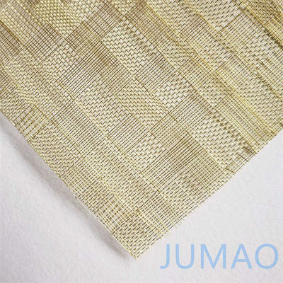 3 มิลลิเมตร Woven Metal Mesh กระจก laminated สถาปัตยกรรม
