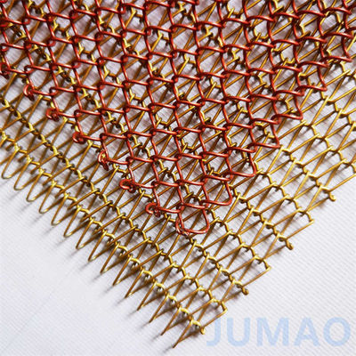 ผ้าม่านโลหะหลุมเพชรในสีดําสําหรับสโมสรพื้นที่แบ่ง 1.2 มม.