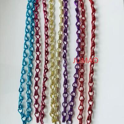 หน้าจอโลหะต้านทานการกัดกร่อนม่านลิงค์โซ่โลหะทนทานอุตสาหกรรม