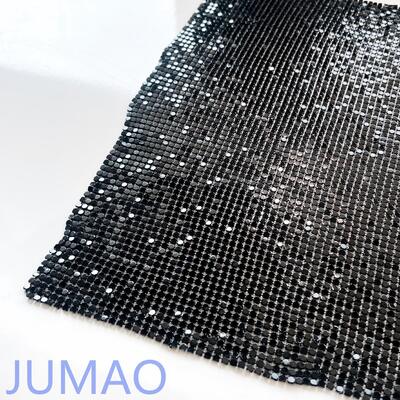 ความแข็งแรงในการดึงสูงโลหะ Sequin Mesh สําหรับองค์ประกอบตกแต่งในรูปแบบที่ทันสมัย