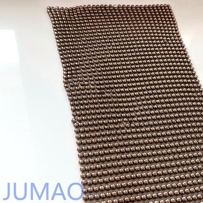 ผ้าม่านเลื่อมลูกปัดโลหะพรีเมียม เพิ่มบรรยากาศด้วยการหักเหแสงที่สวยงาม