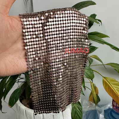 ม่านตาข่ายโลหะตกแต่ง ม่านเลื่อมโลหะ หน้าจอพาร์ทิชันในร่ม