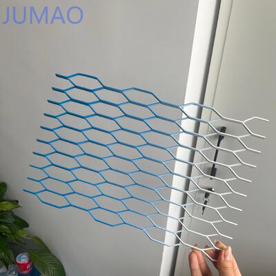 สีที่กําหนดเองขยาย 304 สแตนเลส แผน Mesh โลหะสําหรับอาคารหน้าต่างภายนอก